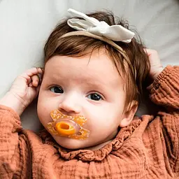 Пустушка силіконова Difrax Natural Newborn 0+ міс. Stone dots сірий (113 Stone_dots) - мініатюра 6