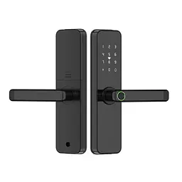 Замок біометричний автономний Trinix TRL-5401BTF Black з Bluetooth, зчитувачем відбитків пальців і карт Mifare (65-00070) - мініатюра 5