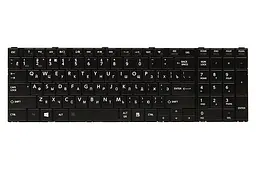 Клавіатура для ноутбука TOSHIBA Satellite C850, C870 чорний, чорний фрейм