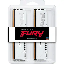 Модуль пам'яті Kingston Fury DDR5 32GB (2x16) 5200MHz Beast White XMP (KF552C40BWK2-32) - мініатюра 5