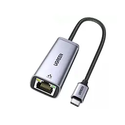 Переходник USB-C to RJ45 Ethernet 1000Mbps gray Ugreen (40322)