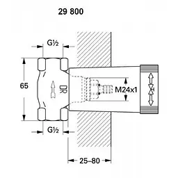 Прихована частина Grohe Concealed 29800000 - мініатюра 2