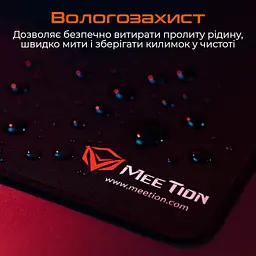 Килимок для мишки Meetion PD015 Black (MT-PD015-A) - мініатюра 4