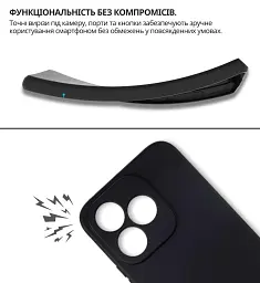 Чохол до мобільного телефона BeCover silicone Honor 400 Lite Black (714939) - мініатюра 5