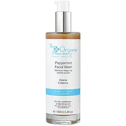 Очищуючий гель з екстрактом м'яти The Organic Pharmacy Peppermint Facial Wash, 100 мл