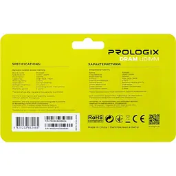 Модуль пам'яті ProLogix DDR4 8GB 2666MHz (PRO8GB2666D4) - мініатюра 5