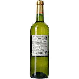 Вино Dourthe Grands Terroirs Bordeaux Blanc, біле, сухе, 11%, 0,75 л - мініатюра 4