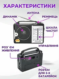 Цифрове мінірадіо — Golon RX — 606 - мініатюра 8