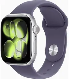 Смарт-годинник Apple Watch Series 11 GPS 42mm Silver Alu. Case w. Purple Fog S. Band - S/M (MEU64)