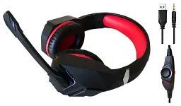 Гарнітура Golden Field GF-M01 Black (9590010685) - мініатюра 3