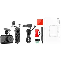 Відеореєстратор Hoco DV3 Driving recorder with display (2 камери) - мініатюра 7