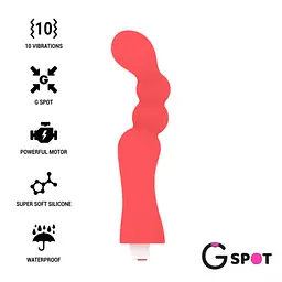 Вібратор для точки G GOHAN, колір: помаранчевий G-SPOT (Іспанія) G-SPOT GS907433 103082 - мініатюра 1