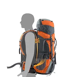 Рюкзак туристичний Naturehike NH70B070-B, 70 л + 5 л, блакитний - мініатюра 12