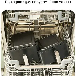 Мультипіч Tefal Easy Fry Crispy Stack 2700 Вт чорна (EY7528E0) - мініатюра 8