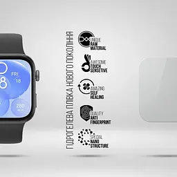 Гідрогелева плівка на годинники HUAWEI Watch Fit 3 ArmorStandart захисна плівка для смарт годинників прозора (ARM78111) - мініатюра 2