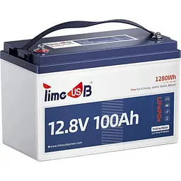 Акумулятор Timeusb LiFePO4 12V (12.8V/100Ah/1280Wh) (T12V100-100-TM-4-A100) [164657]