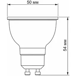 Світлодіодна лампа LED Videx MR16e 6W GU10 3000K (VL-MR16e-06103) - мініатюра 3