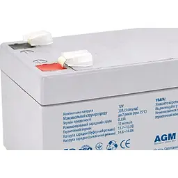Акумулятор Merlion AGM 12V (12V/3.3Ah/39.6Wh) (GP1233F1/10743) [112461] - мініатюра 2
