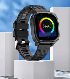 Годинник телефон для дітей Lemfo HW16 з GPS трекером, 4G LTE, SIM-картою, відеодзвінком, камерою, прослуховуванням, геолокацією, Wi-Fi та кнопкою SOS Синій - мініатюра 14