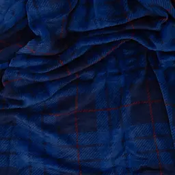 Плед Ardesto Flannel Клітка синя ART0134PB 160х200 см - мініатюра 3