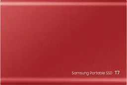Зовнішній SSD накопичувач Samsung T7 500 GB Red [MU-PC500R/WW] [84788] - мініатюра 4