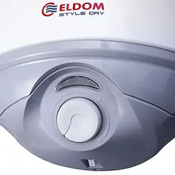 Водонагрівач Eldom STYLE 30 л, 1500 Вт, "мокрий" ТЕН, вертикальний, SLIM, білий (72269W) - мініатюра 4