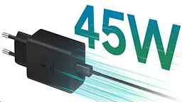Зарядний пристрій Samsung 45W PD чорний EP-TA845XBEGRU - мініатюра 3