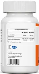 Куркумин + D3 VPLab Ultra Vit Curcumin + D3, 60 капсул - мініатюра 2
