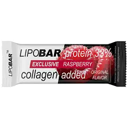 Протеїновий батончик Lipobar Exclusive Raspberry 50 г
