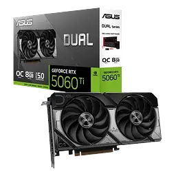 Відеокарта GeForce RTX 5060 Ti 8GB Asus Dual OC (DUAL-RTX5060TI-O8G) - мініатюра 1