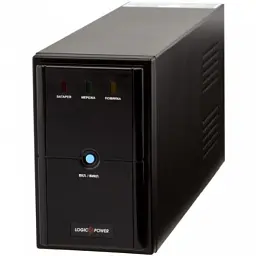 Джерело безперебійного живлення LogicPower LPM-825VA Black, 825 ВА, 577 Вт