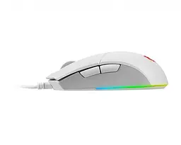 Mиша USB OPTICAL GAMING CLUTCH GM11 WHITE MSI - мініатюра 2