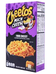 Макарони із сиром Cheetos Mac'n Cheese Four Cheesy 168г - мініатюра 3