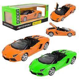 Автомодель Автопром Lamborghini 1:24, звук, світло, двері, капот - мініатюра 3