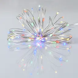 Електрогірлянда Yes! Fun нитка на мідному дроті 60 LED статична 6 м різнокольорова (975031) - мініатюра 3