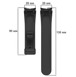 Ремінець Primolux Magnetic Silicone для годинника Samsung Galaxy Watch 4/Watch 5/Watch 5 Pro Black M/L - мініатюра 7
