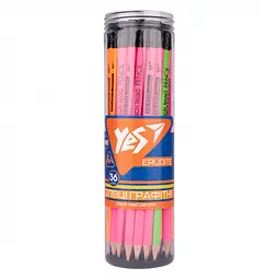 Олівець YES Erudite Neon, HB, 36 шт., 280596