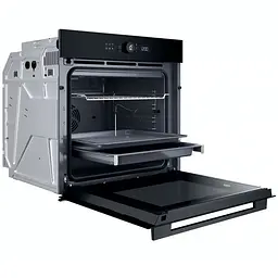 Whirlpool Духовий шафа електричний, 73л, A+, дисплей, конвекція, піроліз, телескопічні напрямні, чорний - мініатюра 7
