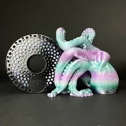 Пластик для 3D-принтера AzureFilm PLA SILK 1,75mm 1kg Rainbow Aurora (FL171-6145) - мініатюра 3