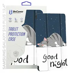 Чохол до планшета BeCover Smart Case Samsung Galaxy Tab S10 Plus (SM-X820/SM-X826) 12.4" Good Night (712244) - мініатюра 7