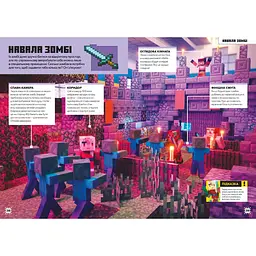 Довідник Артбукс Minecraft Будуймо разом! Країна зомбі - Стефані Мілтон (9786177688845) - мініатюра 3