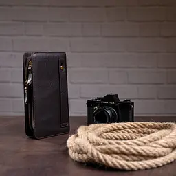 Чоловіча барсетка з ремінцем на руку 14915 Vintage коричнева - мініатюра 2