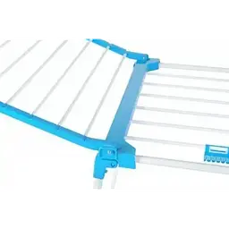 Сушарка для білизни розкладна біла з синім Clothes dryer 154x59x108см - мініатюра 6