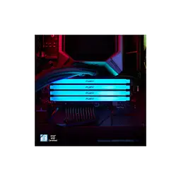 Модуль пам'яті для комп'ютера DDR4 32GB (2x16GB) 3200 MHz Beast RGB Black Kingston Fury (ex.HyperX) (KF432C16BB12AK2/32WP) - мініатюра 9