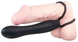 Насадка на пеніс для подвійного проникнення You2Toys Anal Special 15 см чорний - мініатюра 4