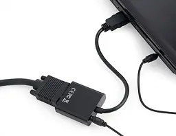 Адаптер Cablexpert HDMI to VGA + 3.5 mm (A-HDMI-VGA-03) - мініатюра 6