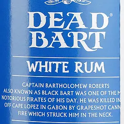 Ром Dead Bart White Caribbean, 37,5%, 0,7 л - мініатюра 3