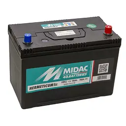 Акумулятор 6СТ-95A MIDAC HERMETICUM Asia, 12V, 95Ah (-/+), 12В, EN760А