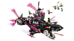 Конструктор LEGO DREAMZzz Страхітливий підводний човен «Акула» 1413 деталей (71500) - мініатюра 7