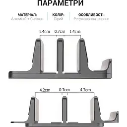 Підставка для ноутбука OfficePro LS730G Grey [144421] - мініатюра 10